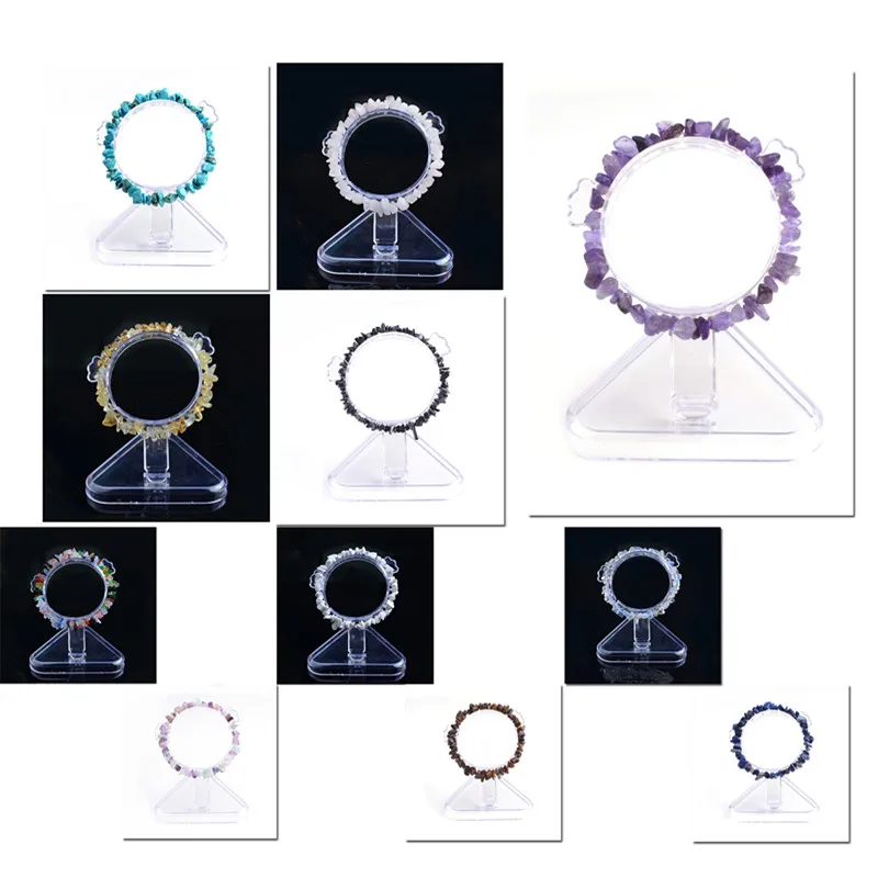 Wholesale 10pcs\ Handmade Healing Natural Elastic Charm Chip Beads Crystal bracelets for women  pulseira feminina