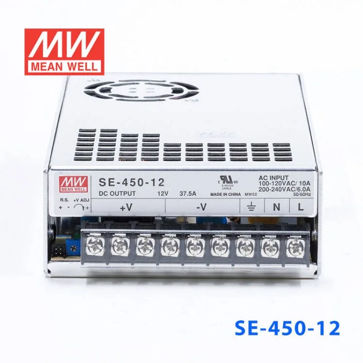 SE 450 5/SE 12/SE 24 и т. д. Светодиодный источник питания с режимом переключения meanwell Вт