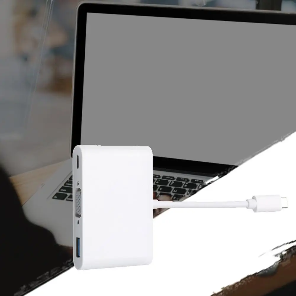 Изысканный дизайн практичный компактный портативный для Apple Usb c Vga многопортовый