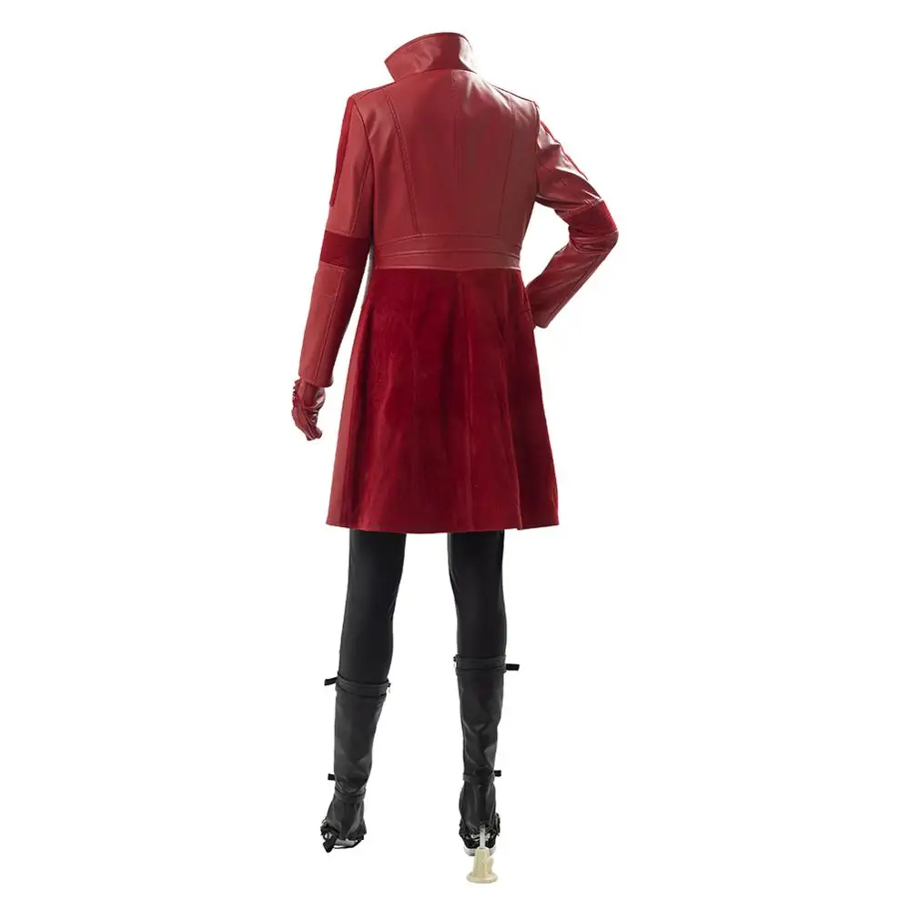 Капитан Америка гражданская война Анда Алая ведьма костюм для косплея одежда