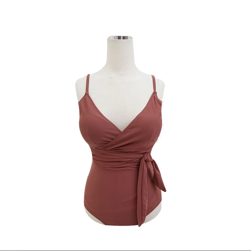 Женский сплошной купальник пуш ап с принтом Южное перо|Комбинезоны| |