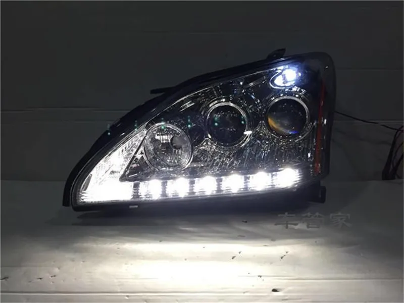 VLAND Factory для Lexus RX330 RX350 2004 2006 2008 2009 светодиодный фонарь с ксеноновыми линзами DRL+ сигнал поворота+ plug and play