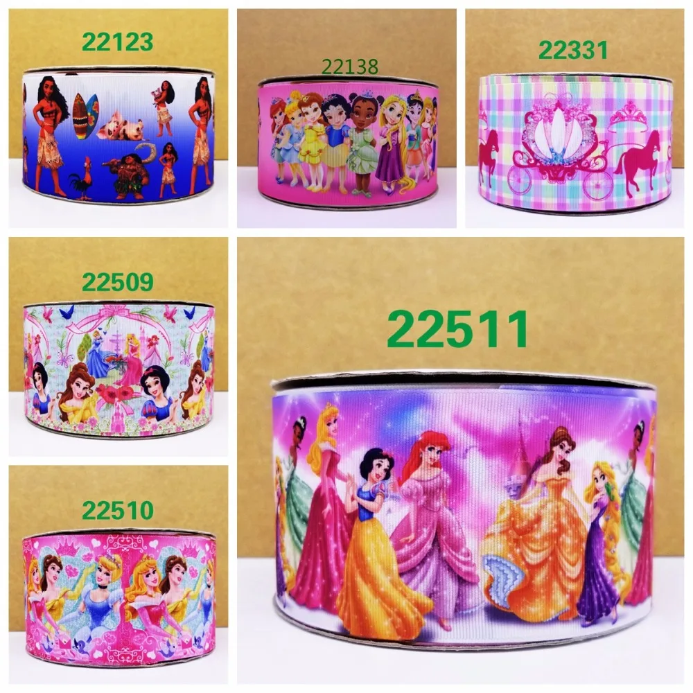 50 ярдов мультфильм напечатанный grosgrain ленты 22123