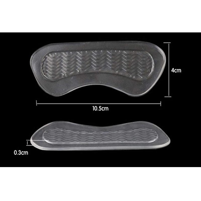 1Pair Silicone heel protectors for womens shoes Heel Inserts protector Foot feet Care Shoe Insert Pad Cushion Silicone insoles