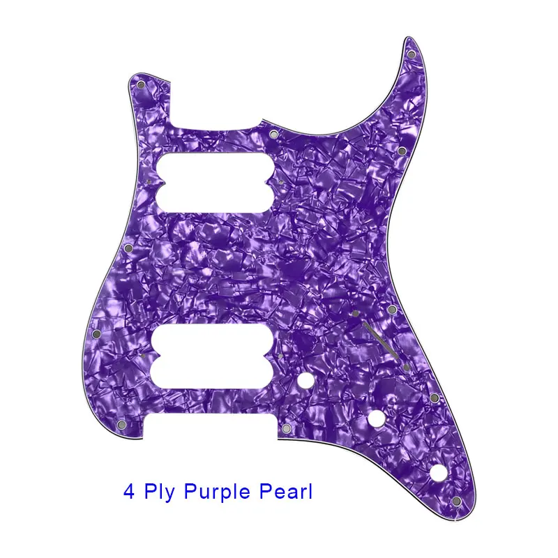 4Ply Purple Pearl Качественная Гитара Pickguard-для США FD 11 винтовых отверстий плеер стартокастер хамбакер один HH старт царапины пластины - Цвет: 4Ply Purple Pearl