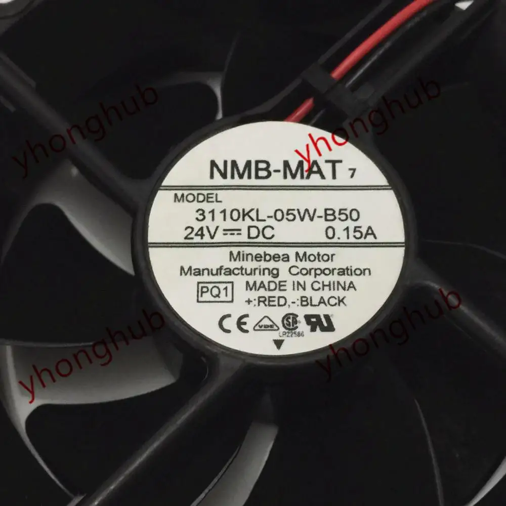 NMB MAT 3110KL 05W B50 PQ1 DC 24V 0.15A 2 проводной 80x80x25 мм Сервер вентилятор охлаждения|square fan|server