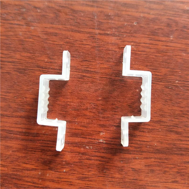 50 шт./лот Светодиодная лента, аксессуар для SMD5050 SMD3528 SMD3014 фиксированный пластиковый монтажный зажим высокого качества гибкие аксессуары