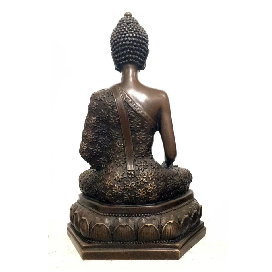 

Bronze Famous Sakyamuni Buddha Statue the Founder of Buddhism Bronze Sculpture Buddhist Brass Figurine for Decoration Gift