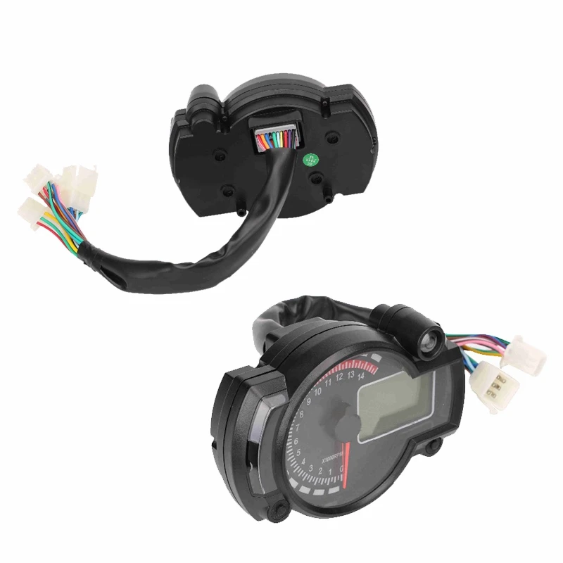 7-Color LED Motorcycle RX2N ATV LCD Digital Speedometer Tachometer Meter 15000rpm | Автомобили и мотоциклы