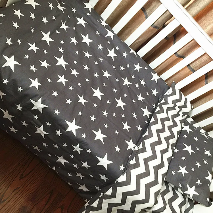 Комплект постельного белья для малышей из 3 предметов хлопковый комплект со