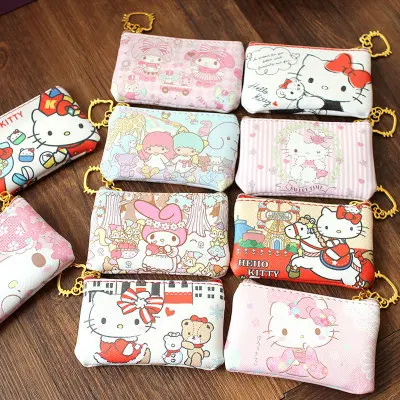Милый мультяшный кошелек HelloKitty Melody для монет сумка хранения карт в автобусе