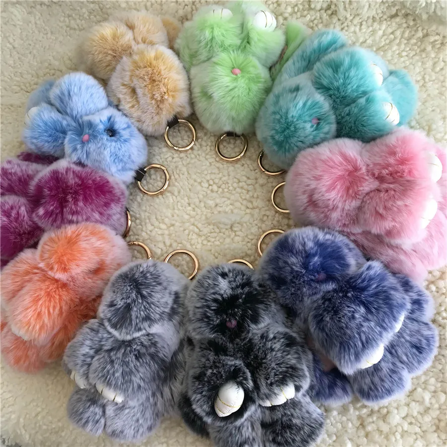 Magicfur 150 шт. 15 см 6 дюймов модель Настоящий мех кролика милый кролик игрушка брелок