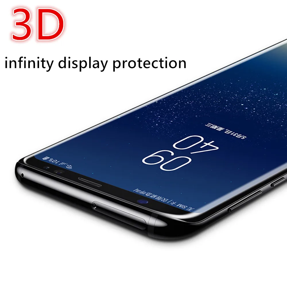 Защита экрана для Samsung Galaxy S9 Plus закаленное стекло с полным покрытием 3D изогнутая