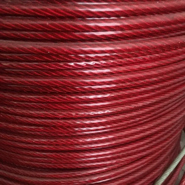 2MM--5MM 20-120M red PVC coated steel wire rope clothesline greenhouse cable hanging belt clip Tire Repair Tools | Автомобили и