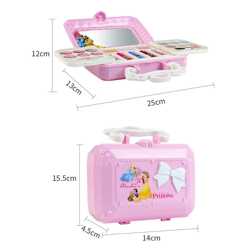 Горячая 23 шт./компл. disney набор косметики игрушка Make Up Наборы милый игровой домик Детский подарок безопасен и не токсичен для девочек занятий Make up