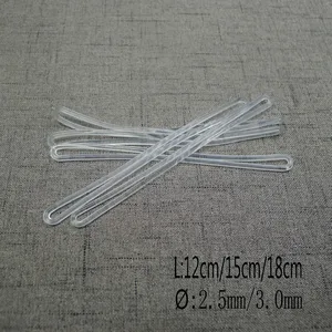 Cleac, пластиковые петли, Id держатель для карт, прозрачные петли для багажной бирки