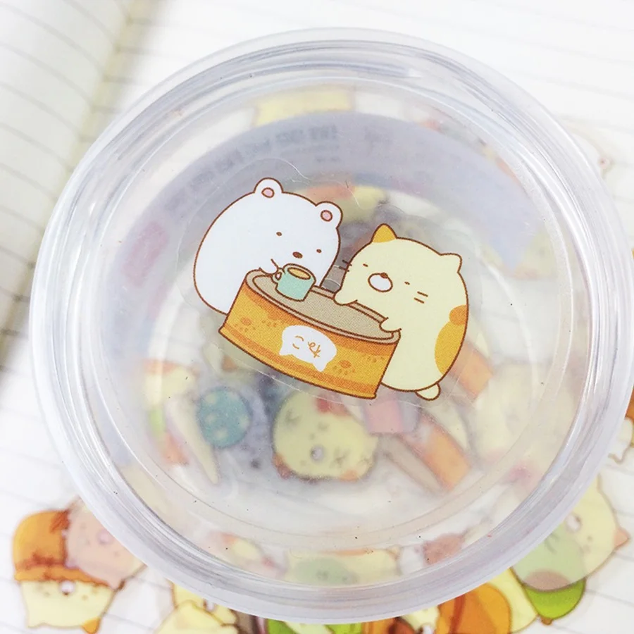 50 шт./упак. милые наклейки из ПВХ для дневника скрапбукинга записной книжки