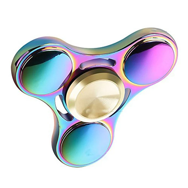 Непоседа Spinner Радуга ручная блесны высокое Скорость топ палец игрушка из металла