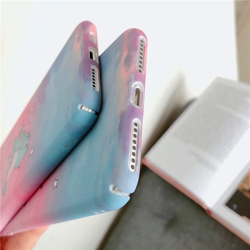 Для iPhone 7 6 X XR XS Max мультфильм Dumbo жесткие чехлы для телефона конфеты цвета чехол 6s 8