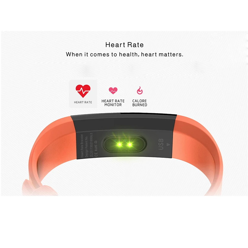 Y11 Smart Bracelet Passometer Heart Rate Watch Activity Tracker Sleep Monitor Wristband Fitness Message Band | Электроника