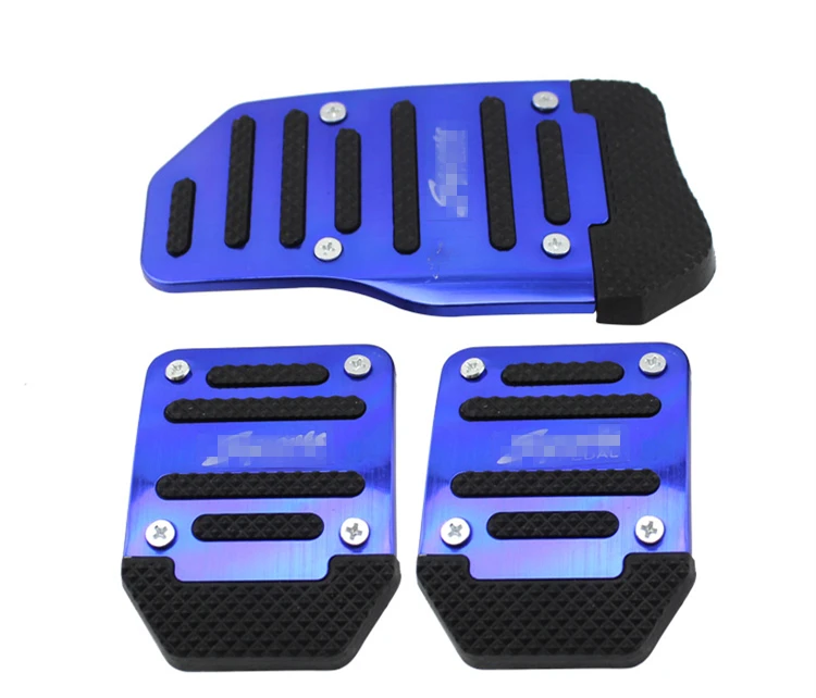 3 Pieces Set Universal Aluminum Alloy Automatic Car Foot Pedal Brake Throttle Kit Anti-slip | Автомобили и мотоциклы