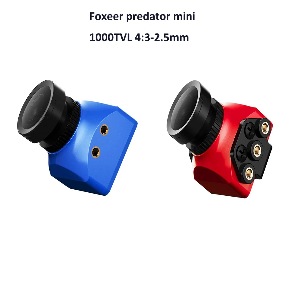 Оригинальный Foxeer Хищник мини Камера для Drone 2 5 мм 1000TVL/20 мс задержки 4:3 Супер WDR