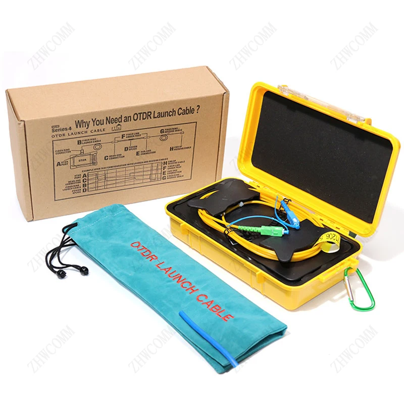 

SC APC OTDR Launch Cable Box 500M OTDR Test extension line OTDR single mode optical fiber tester Free shipping