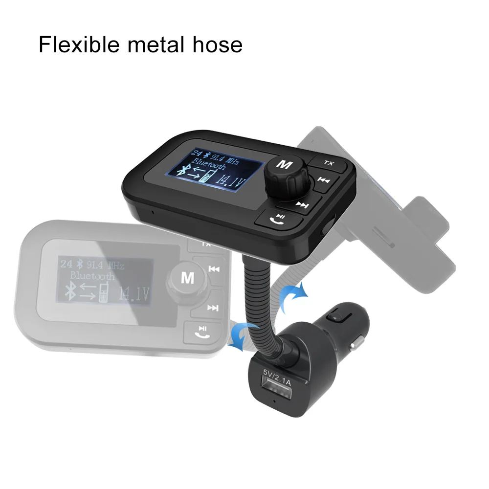 Беспроводной FM трансмиттер с Bluetooth и mp3 плеером 2 0 дюйма|bluetooth fm transmitter modulator|fm