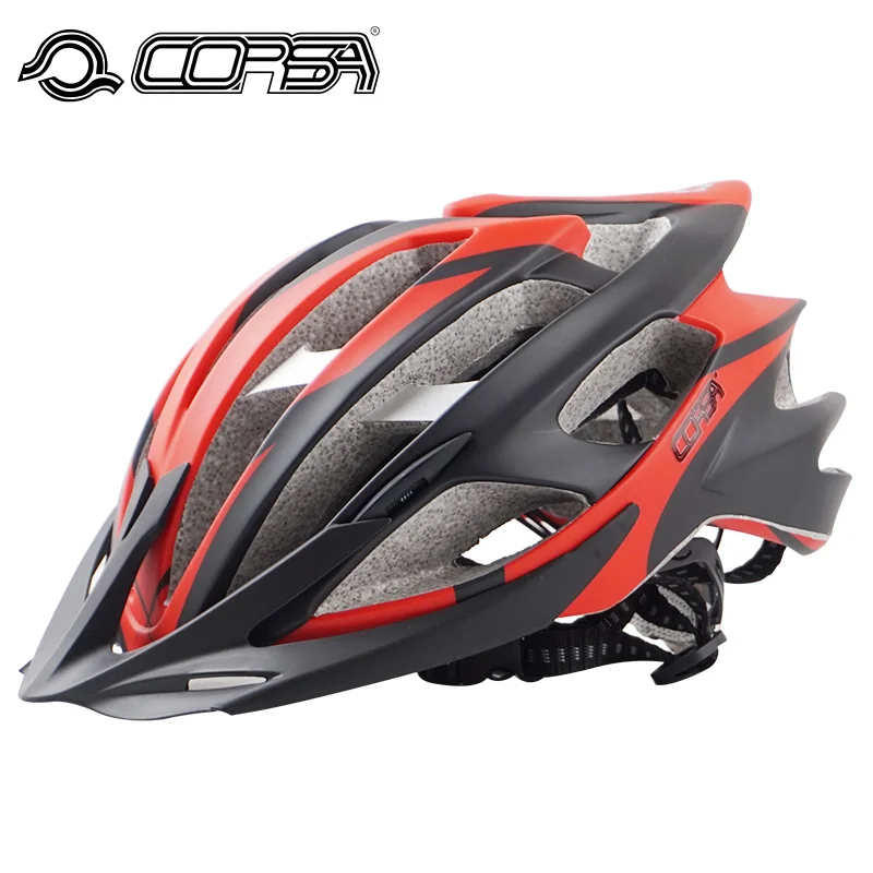 Vcoros Взрослый мужской велосипедный гоночный шлем со светодиодной подсветкой