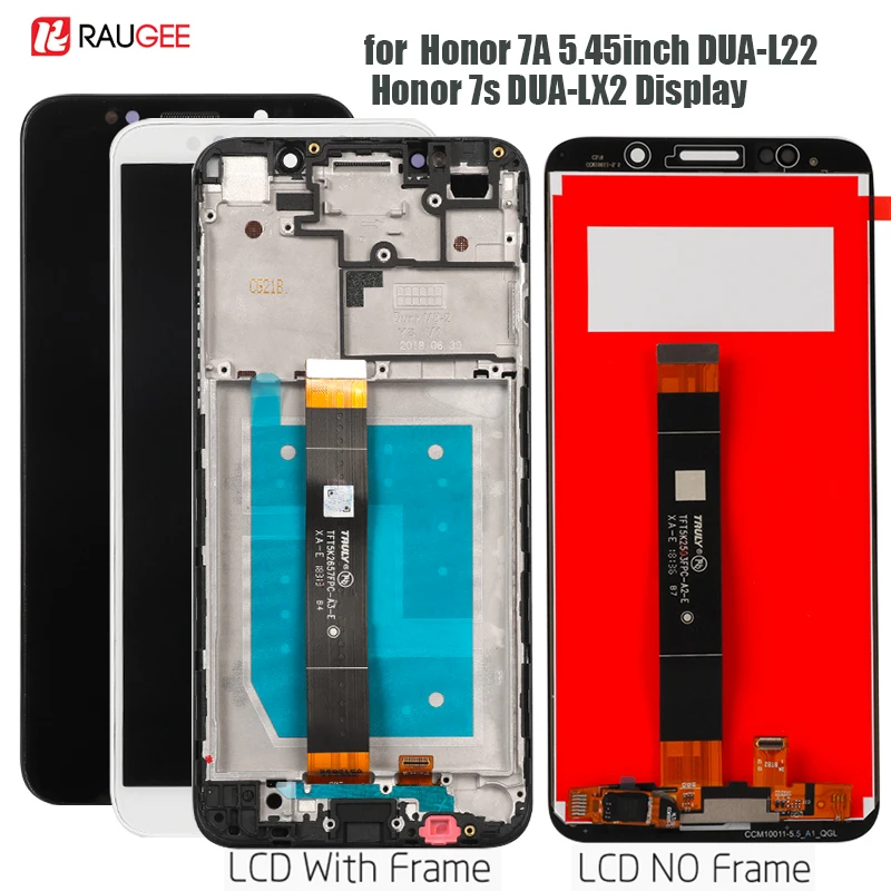 Дисплей для Honor 7A 5,4" DUA-L22 ЖК-дисплей сенсорный экран Замена для Honor 7S DUA-LX2 L02 дисплей протестированный ЖК-дисплей версия RU