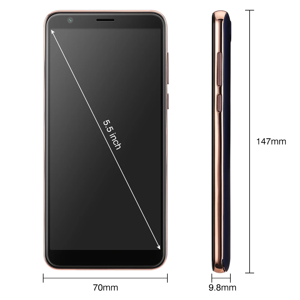 OUKITEL C11 Pro 5 дюймов Android 8 1 WCDMA мобильный телефон MTK6739 четырехъядерный 3G ram + 16G rom Две