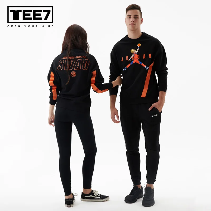 TEE7 Модные осенние хлопковые толстовки с драконом Z Son Goku Толстовка c