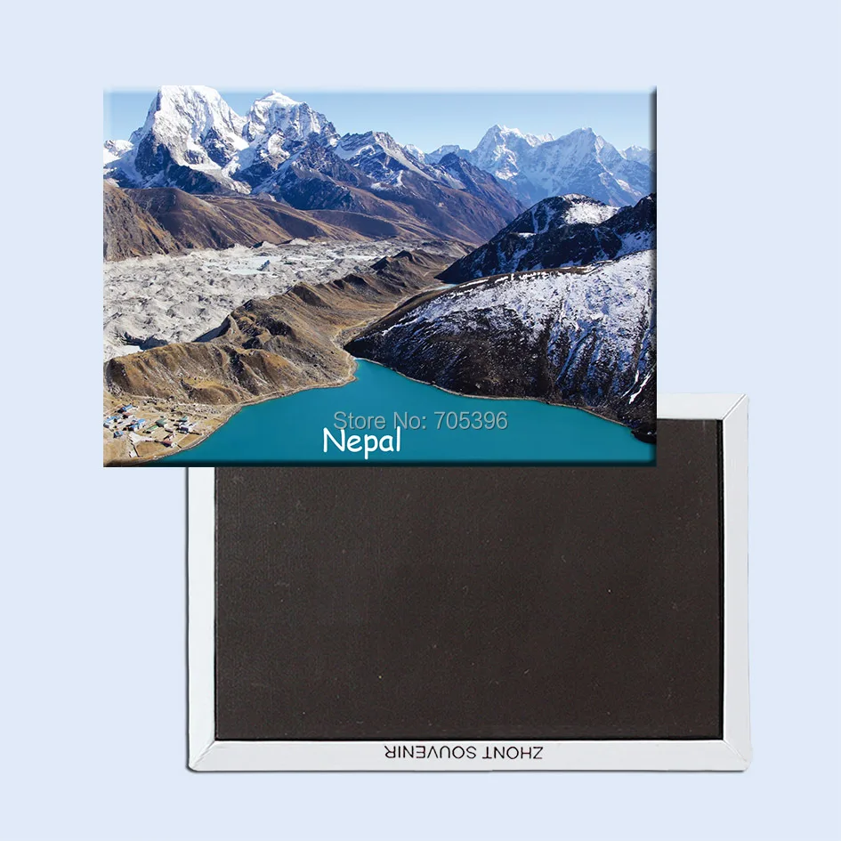 Туристические магниты на холодильник 78*54 мм goyo-Lake-Nepal сувенирные 20762 | Дом и сад