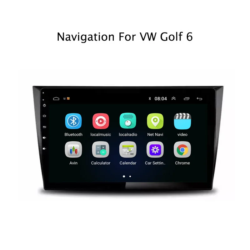 9 &quot2.5D IPS Android 8 1 автомобильный DVD GPS плеер для VW Golf 6 2008-2013 Радио Стерео головное