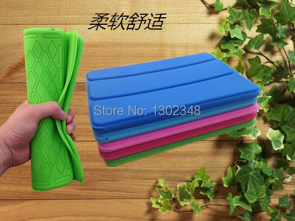 Ультра тонкий милый детский чехол с подставкой из мягкого силикона и резины 3