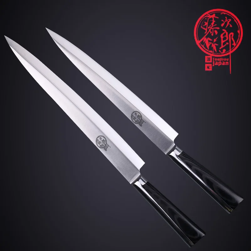 

Бесплатная доставка Toujiron профессиональный нож в западном стиле Sashimi Sashayed кухонные ножи для приготовления суши лосося нарезка филе