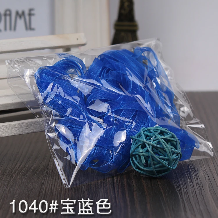 Декоративная лента из органзы 1/4 дюйма (6 мм) подарок на Рождество Свадебная