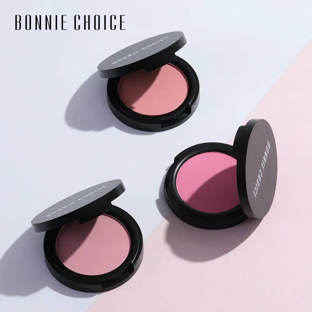 Bonnie Choice Румяна для макияжа пудра прессованная минеральная основа профессиональная 6 цветов косметика для лица стойкий Макияж контур