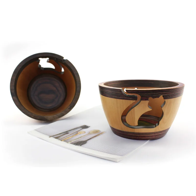 Вязание крючком деревянная пряжа чаша|yarn colors|bowlbowl wood |