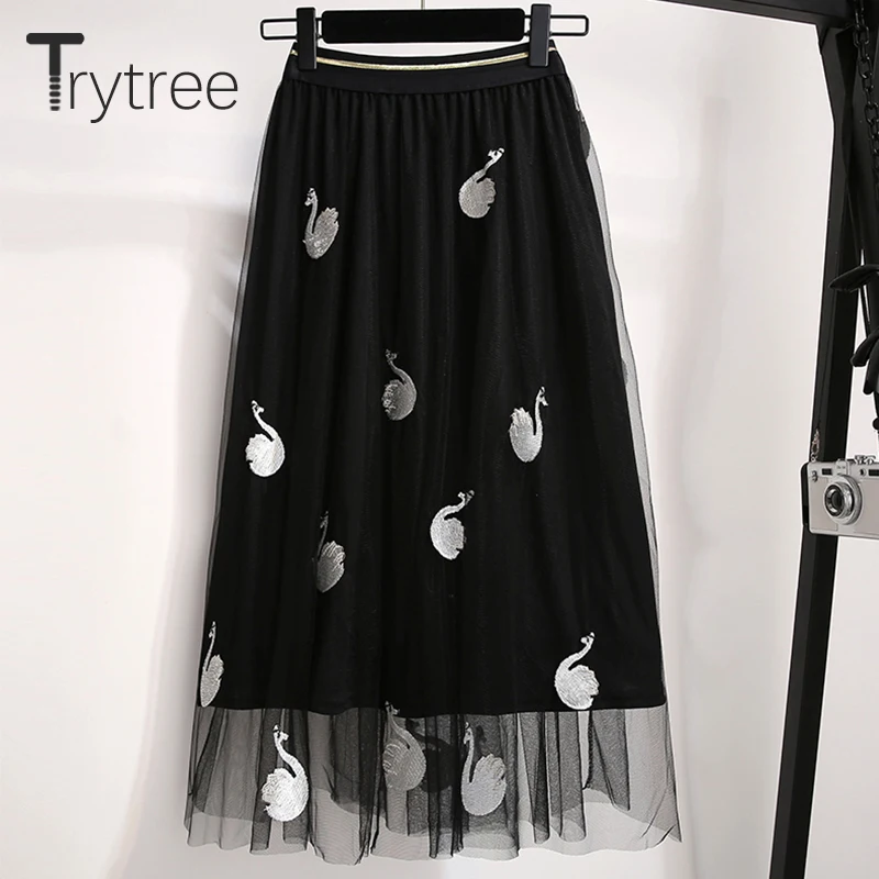 Trytree/летний женский костюм из двух предметов повседневный сетчатый хлопковый топ