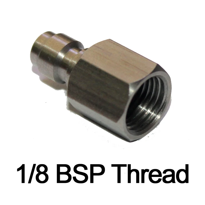 PCP воздушный пистолет внутренняя резьба 1/8-27 NPT M10* 1 1/8BSP мужской Быстрый разъединитель адаптер из нержавеющей стали заполняющий ниппель Пейнтбол