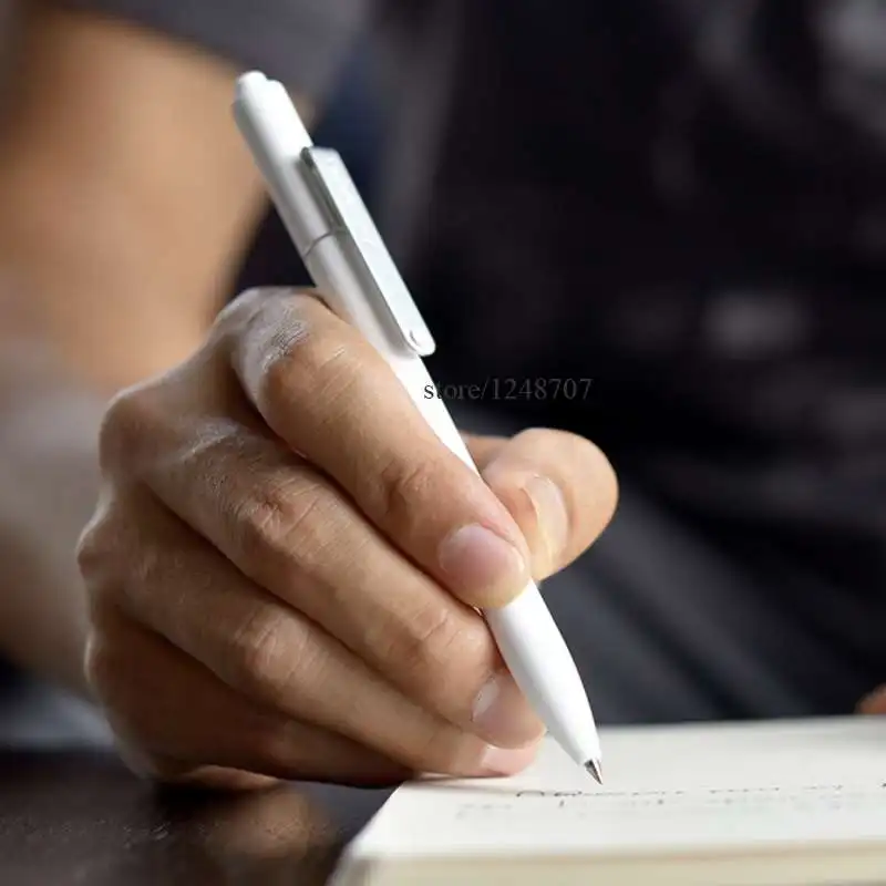 Whte Pen Xiaomi Mijia, ручка, черные, синие, красные чернила, для Mijia, ноутбука, Kaco, благородная бумага, из искусственной кожи, слот для карт, кошелек, книга - Цвет: Whte Pen