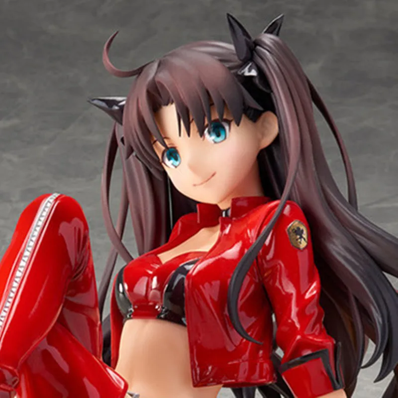 1/7 аниме сексуальная фигура Fate/Stay Night Tohsaka Rin RACING Ver. Сидящая Девочка ПВХ фигурка