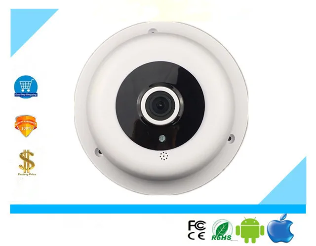 Панорамная купольная ip камера рыбий глаз 4.0MP 2560*1440 XM530 + SC5239 H.265 IRC ночного видения