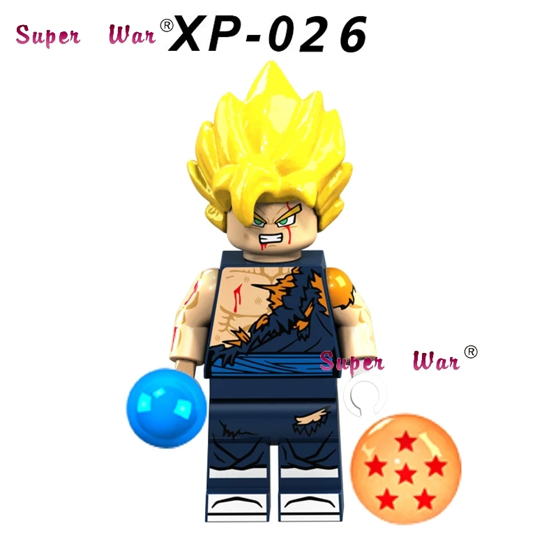 XP026 Один строительный конструктор Super Mario Bros Luigi Dragon Ball Z Torankusu мультфильм серии модель кирпич детские игрушки для детей - Цвет: XP026