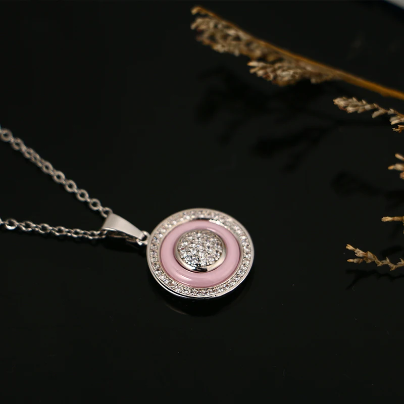 Черный синий розовый стразы набор украшений для женщин винтажный белый CZ камень