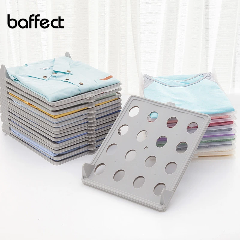 

Creative stackable board file storage rack clothing folding finishing rack combination finishing rack folding clothes tool