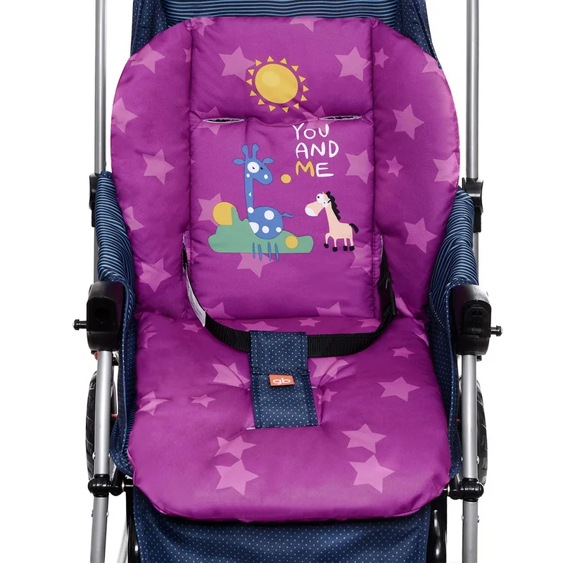 Cartoon Baby Stroller Cushion Universal Pram Seat Cover Thick Baby Diaper Pad Baby Carriages Seat Pad Stroller Mat Accessories baby stroller pram stroller accessories footrest extension footboard for babyzenes stroller pad seat pram baby accessories