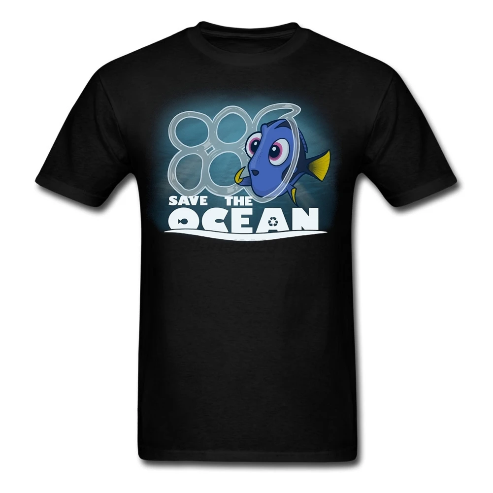 Мужская футболка Novely Save The Ocean магазин красных футболок для взрослых