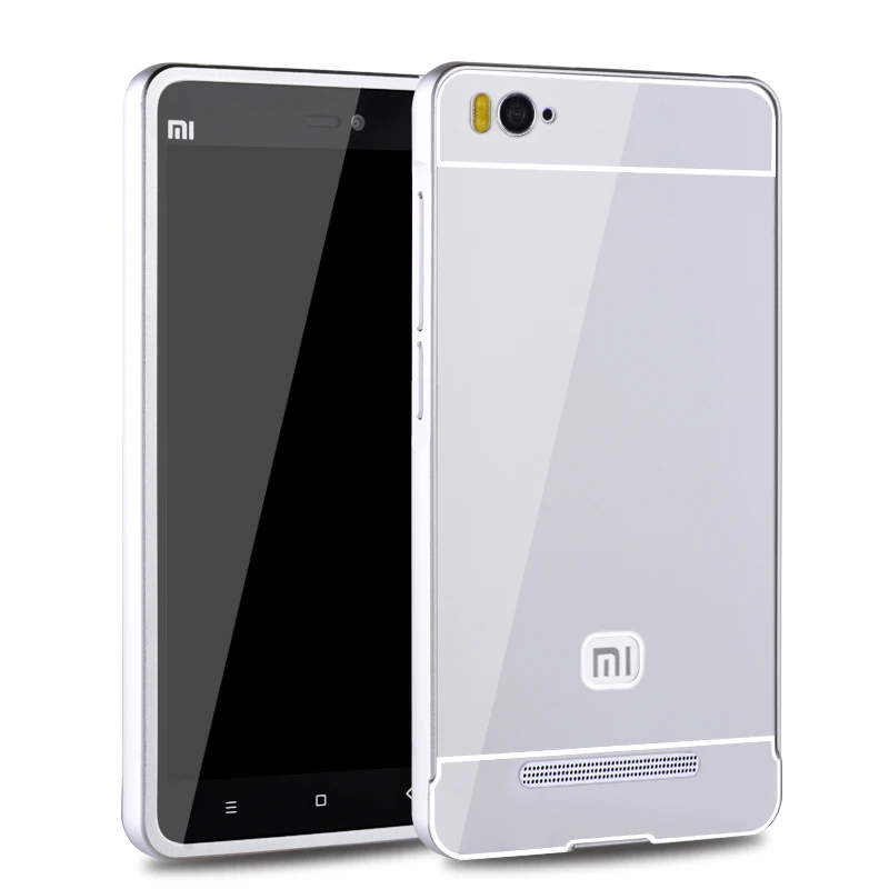 Чехол для xiaomi mi4c новый чехол Xiaomi mi 4i алюминиевая металлическая рамка акриловый 4c